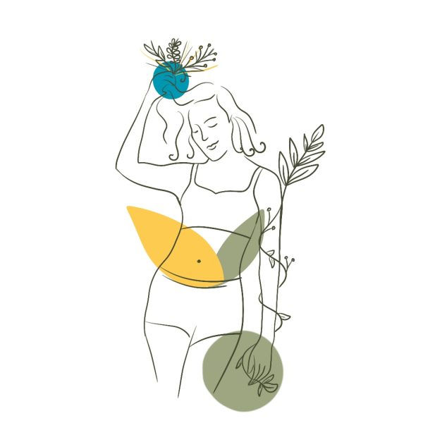 Irrigation colon illustration